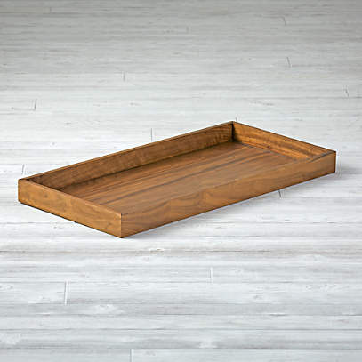 Walnut baby changing 2025 table
