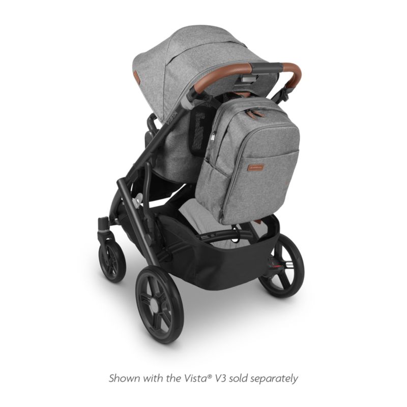 UPPAbaby ® Ada Sandstone Melange Diaper Bag Backpack - image 6 of 7