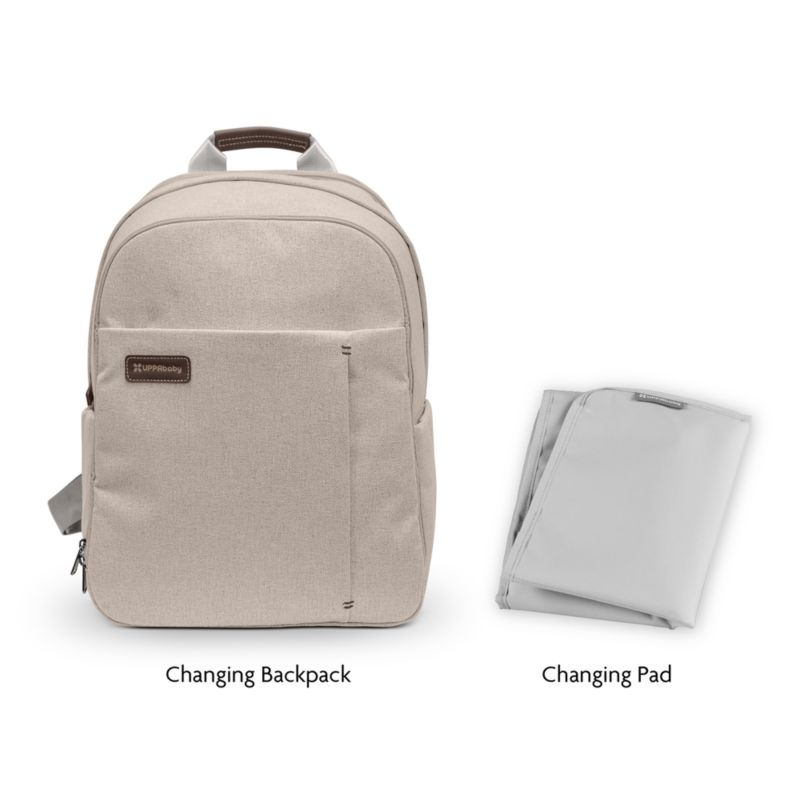 UPPAbaby ® Ada Sandstone Melange Diaper Bag Backpack - image 4 of 7