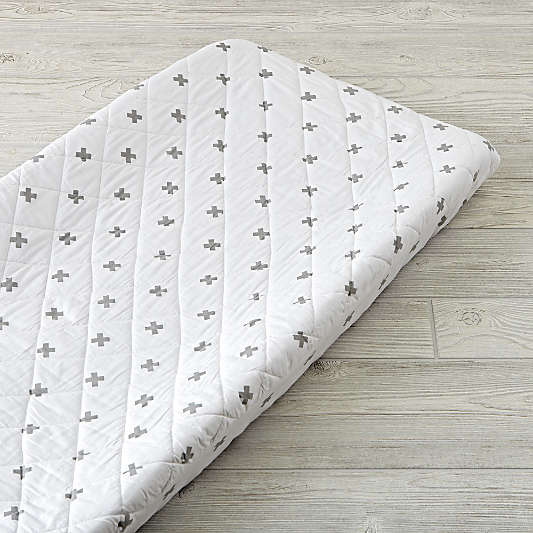 Iconic Grey X Changing Pad Cover