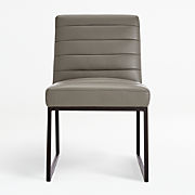 Channel Leather Dining Chair