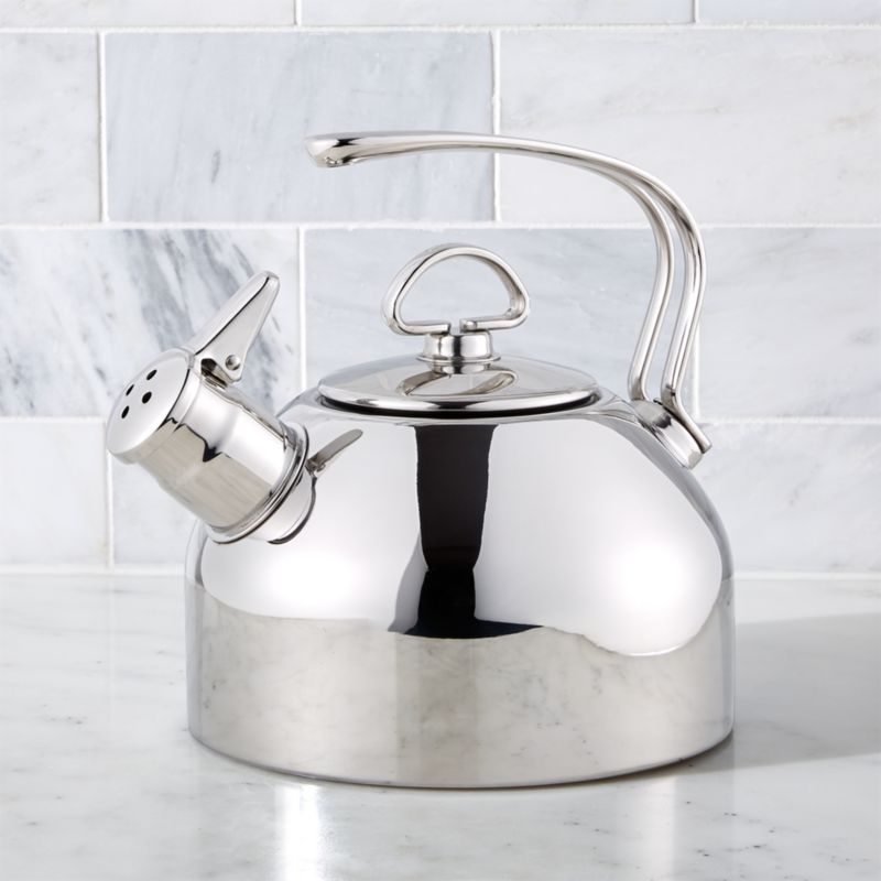 Chantal Classic Stainless Steel Whistling Tea Tea Kettle + Reviews