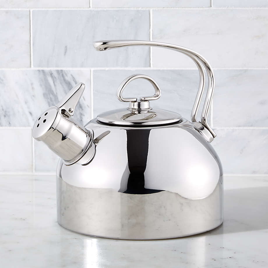 Modern Whistling Tea Kettle Stainless Steel Teakettle Teapot with