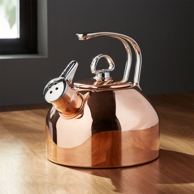 Chantal Classic Copper Tea Kettle Reviews Crate Barrel Canada