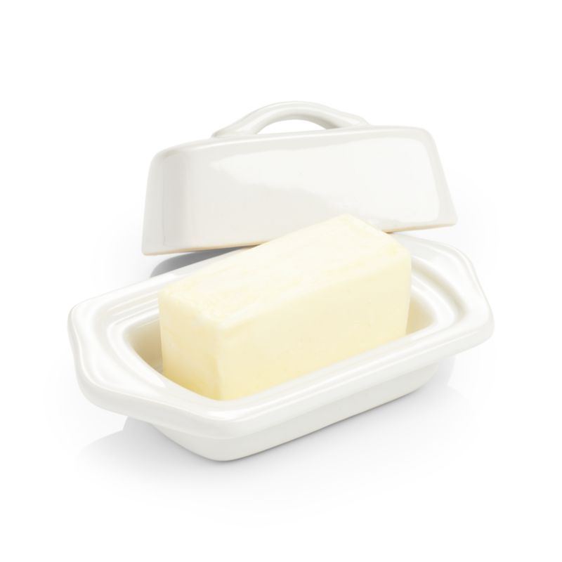 Chantal White Mini Butter Dish + Reviews