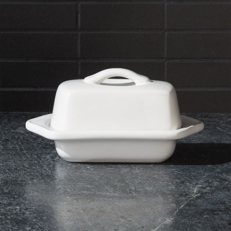 Chantal © White Mini Butter Dish