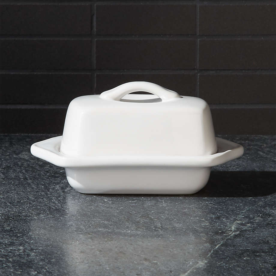 Chantal White Mini Butter Dish + Reviews