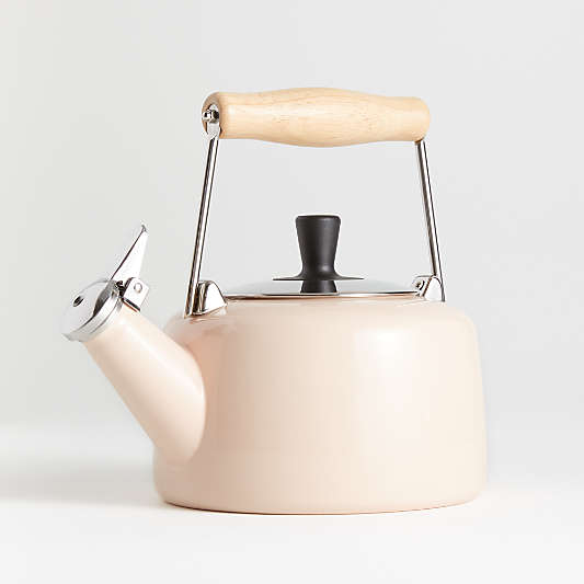 Chantal Sven Pink Kettle with Wood Handle