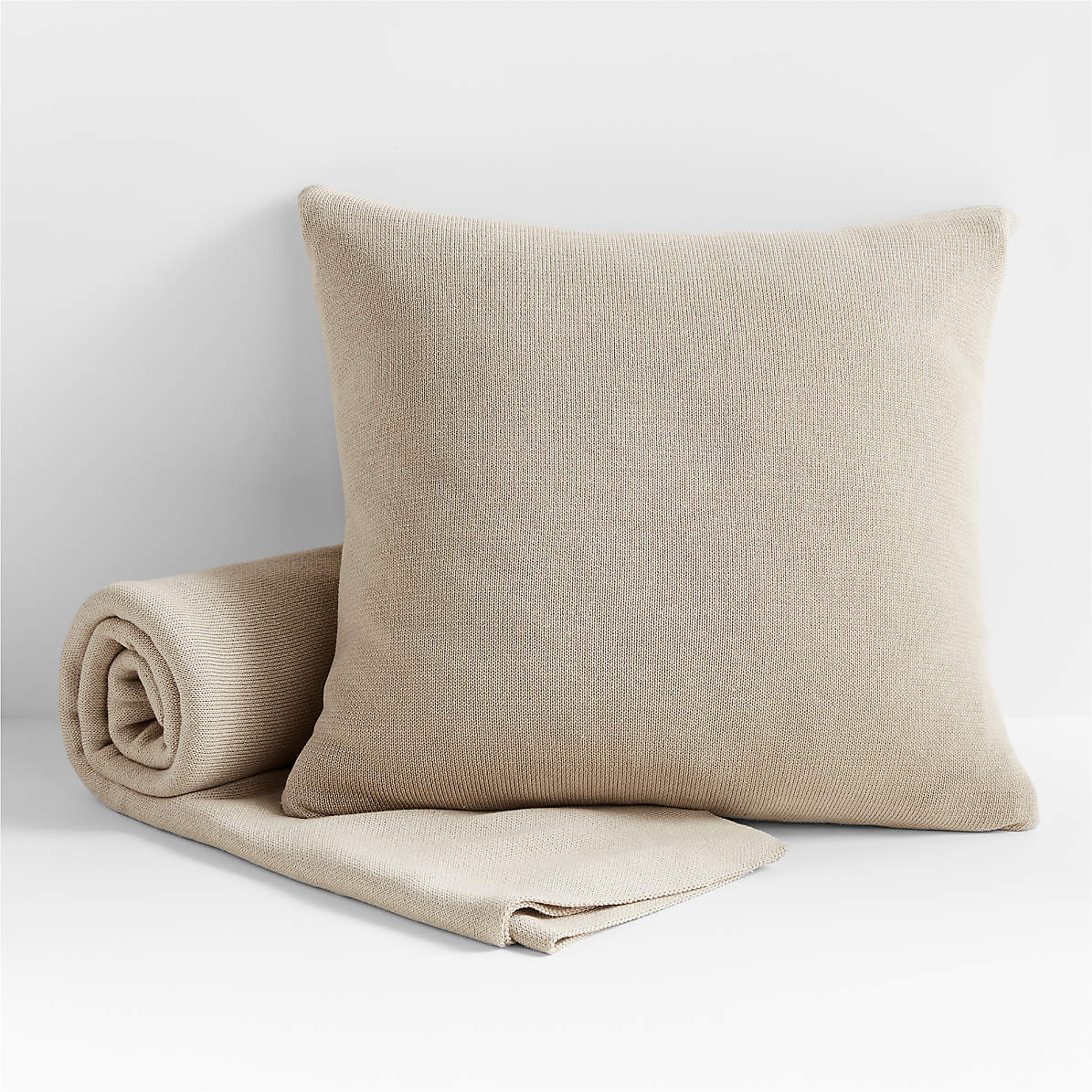 Cushion Case Pillow Shell for Sofa Bedroom Square Beige 18x18 inch - Bed  Bath & Beyond - 29175876