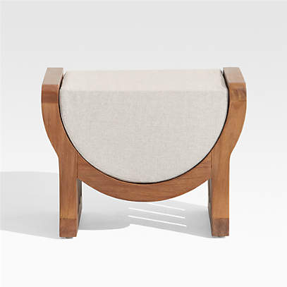 Crate and store barrel outdoor ottoman