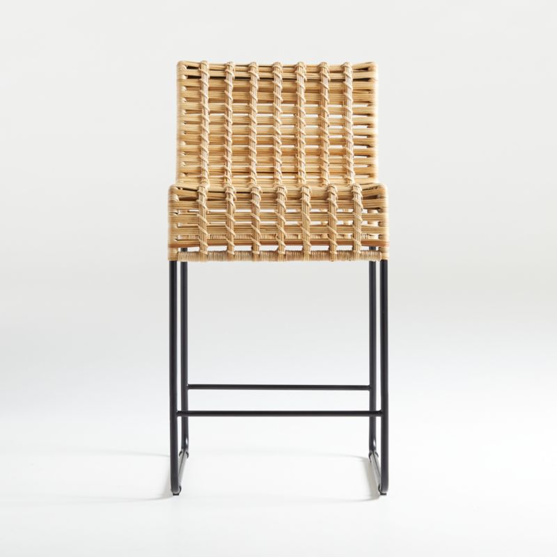 Natural rattan stool sale