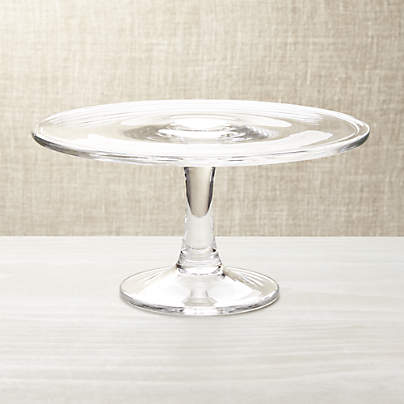 Charlotte Glass Pedestal Cake Stand