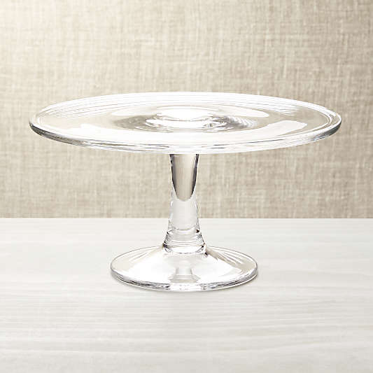 Charlotte Glass Pedestal Cake Stand