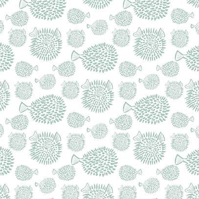 Spoonflower Removable Wallpaper Swatch  Black Fish India  Ubuy