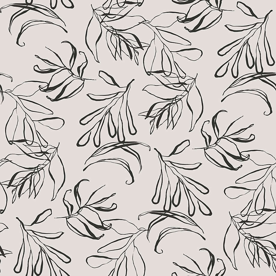 Chasing Paper Botany Charcoal Removable Wallpaper 2'x12' + Reviews