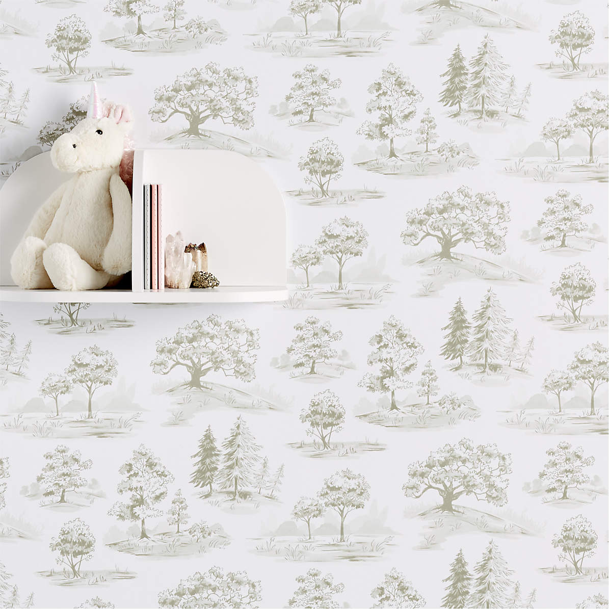 Chasing Paper Tree Toile Removable Wallpaper 2'x12' + Reviews | Crate & Kids