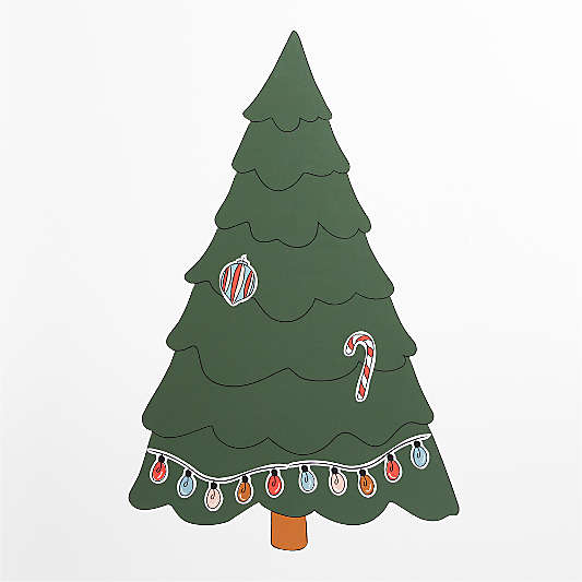 Chasing Paper Christmas Tree Wall Decal