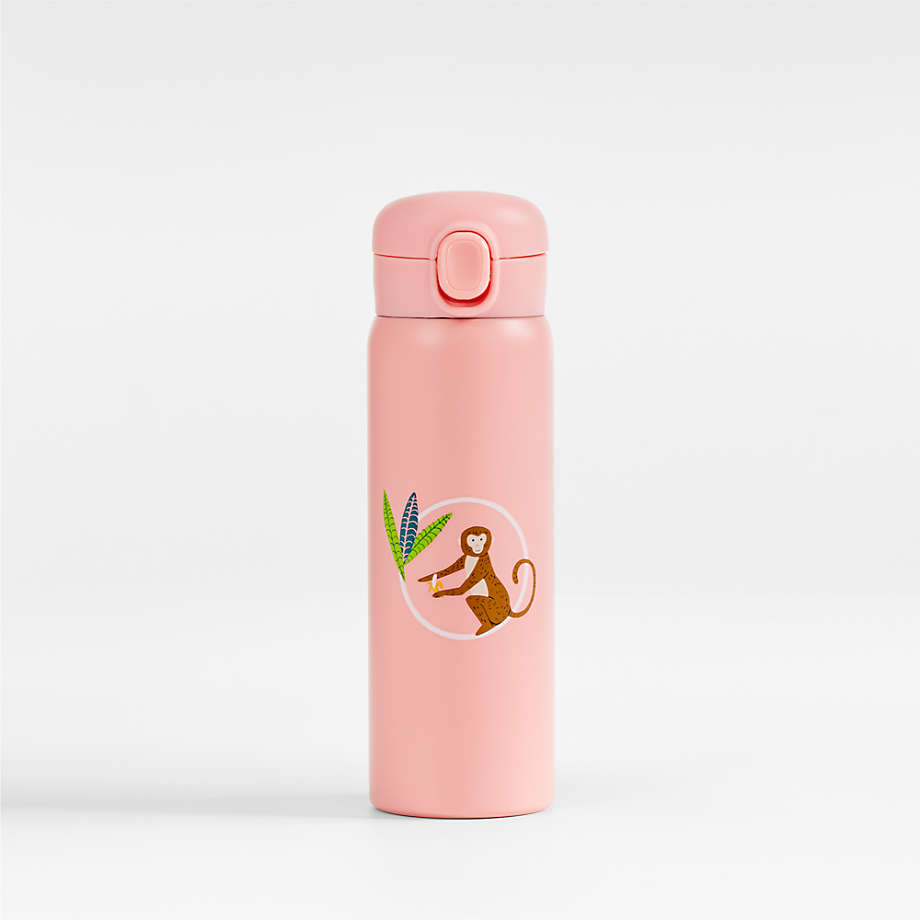 Lightning Bolts Aqua Kids Insulated Stainless Steel Water Bottle