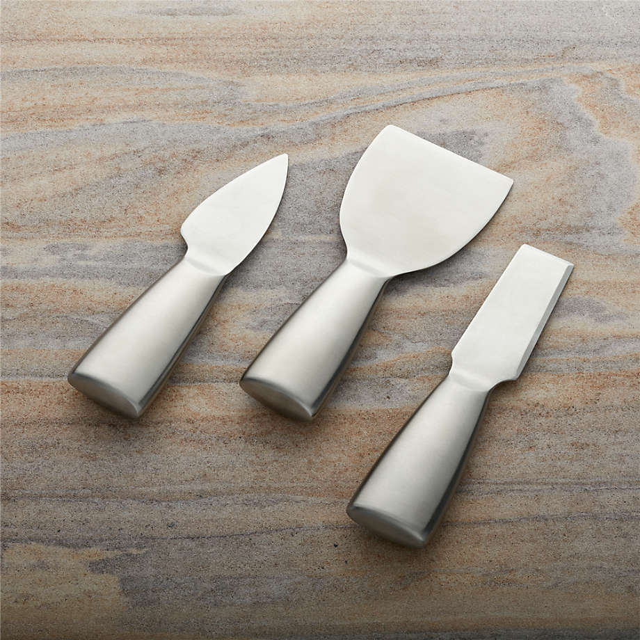 Lucky Brand Iridescent Set of 3 Cheese Knives