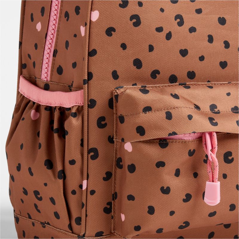 Cheetah Hearts Small Kids Backpack with Side Pockets - image 7 of 13