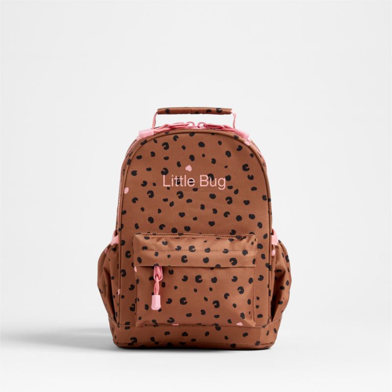 Cheetah Hearts Small Kids Backpack with Side Pockets - image 0 of 13