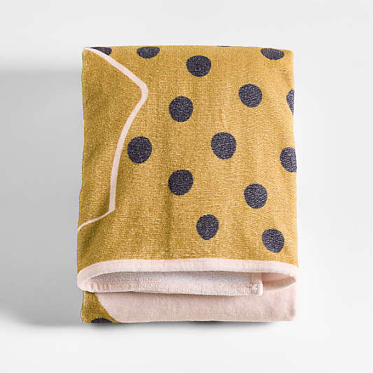 Cheetah Printed Organic Cotton Kid Beach Towel