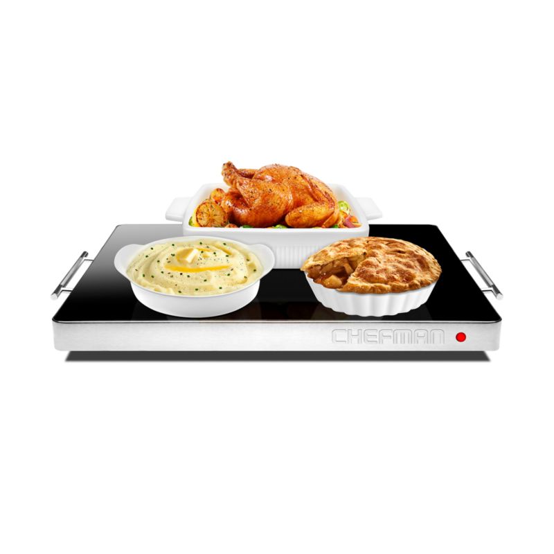 Chefman Family-Sized Glass Top Warming Tray - image 1 of 4