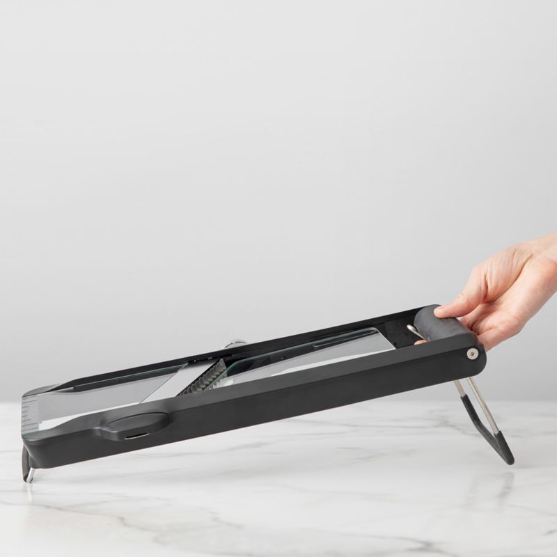 Chef'n 4in1 Glass Mandoline Slicer + Reviews Crate & Barrel