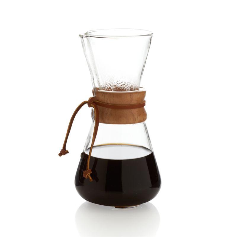 Chemex ® 3-Cup Glass Pour-Over Coffee Maker with Natural Wood Collar - image 6 of 8