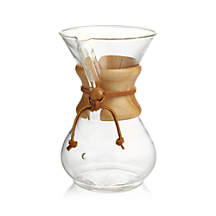 Chemex 6-Cup Glass Pour-Over Coffee Maker with Natural Wood Collar ...