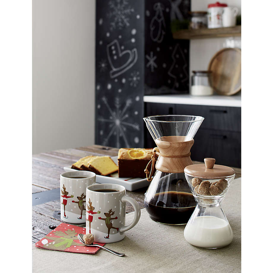 Chemex 3-Cup Glass Pour-Over Coffee Maker with Natural Wood Collar +  Reviews, Crate & Barrel