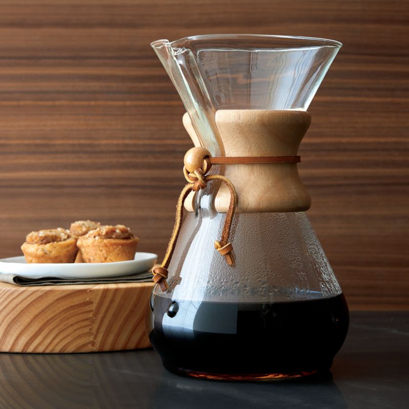 Chemex ® 8-Cup Glass Pour-Over Coffee Maker with Natural Wood Collar - image 2 of 17