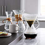 View Chemex ® 8-Cup Glass Pour-Over Coffee Maker with Natural Wood Collar - image 4 of 13