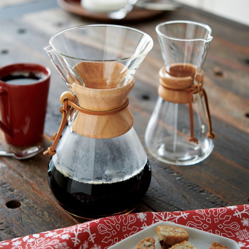 Chemex® Pour-Over Glass Coffee Maker with Wood Collar