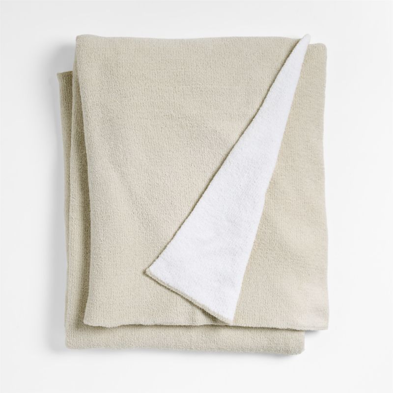 Reversible Stone Tan Chenille Kid Blanket - image 0 of 5