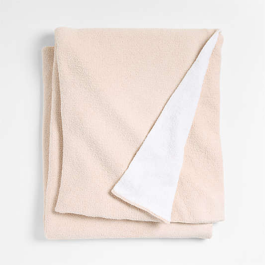 Reversible Pink Tint Chenille Kids Blanket