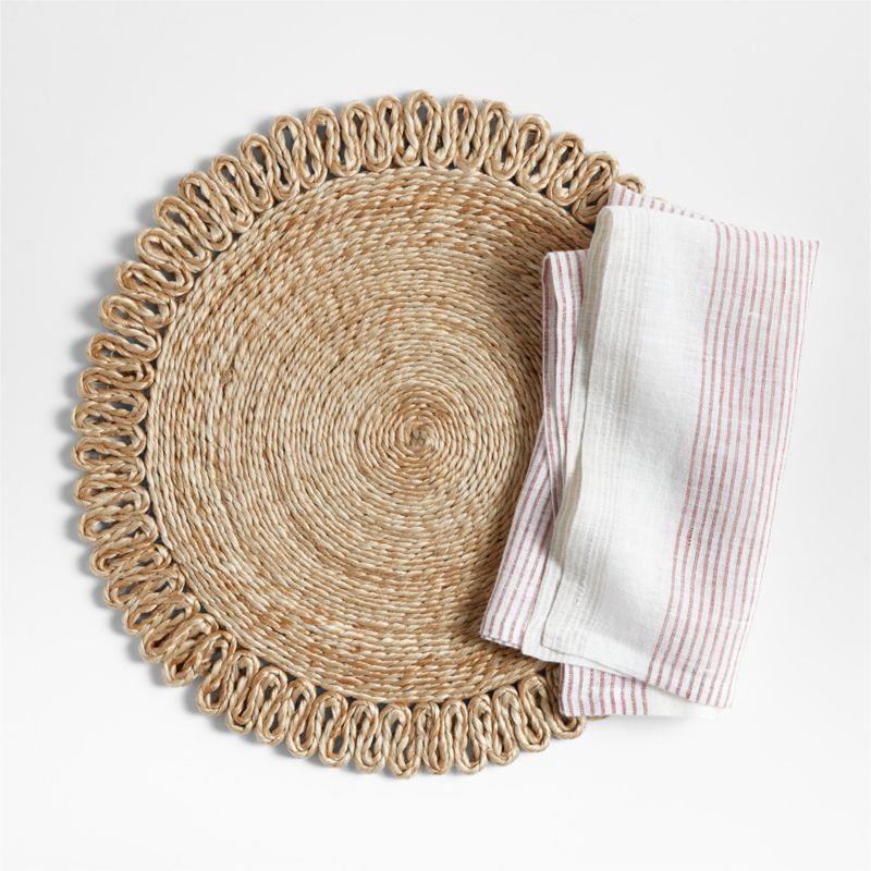 Caliente Round Woven Jute Placemat