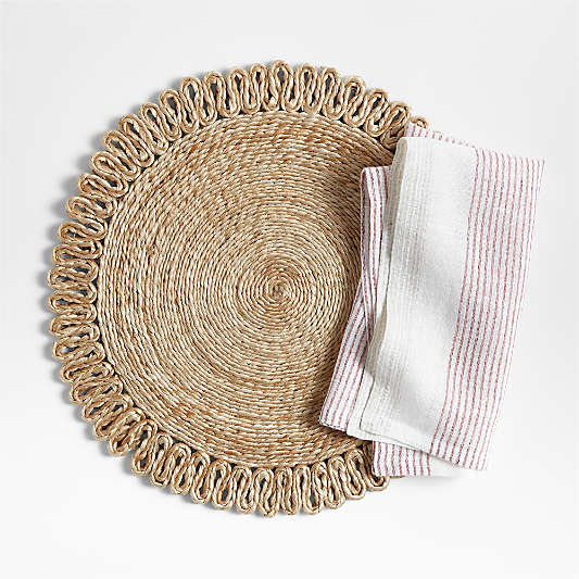 Caliente Round Woven Jute Placemat