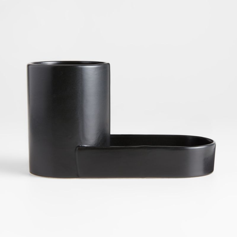 Chet Black Ceramic Sink Caddy - image 2 of 4