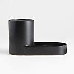 Chet Black Ceramic Sink Caddy + Reviews | Crate & Barrel Canada