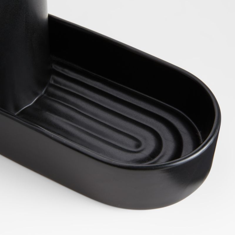 Chet Black Ceramic Sink Caddy - image 3 of 4