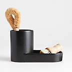 Chet Black Ceramic Sink Caddy + Reviews | Crate & Barrel Canada