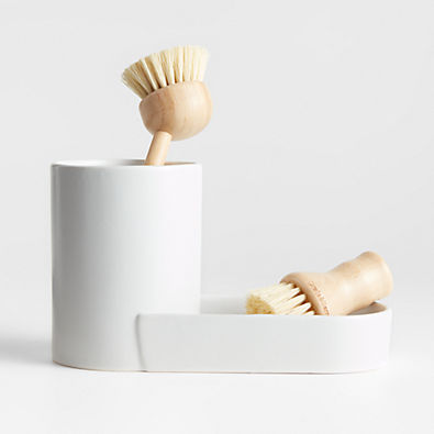View Chet White Ceramic Sink Caddy details