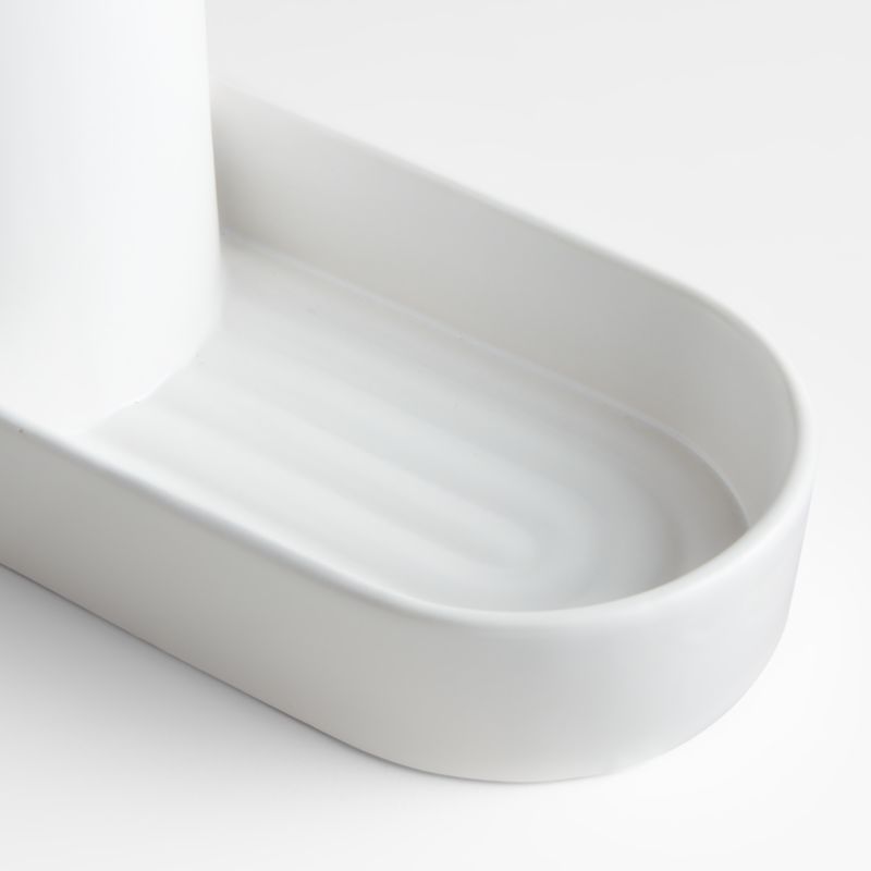 Chet White Ceramic Sink Caddy - image 3 of 4