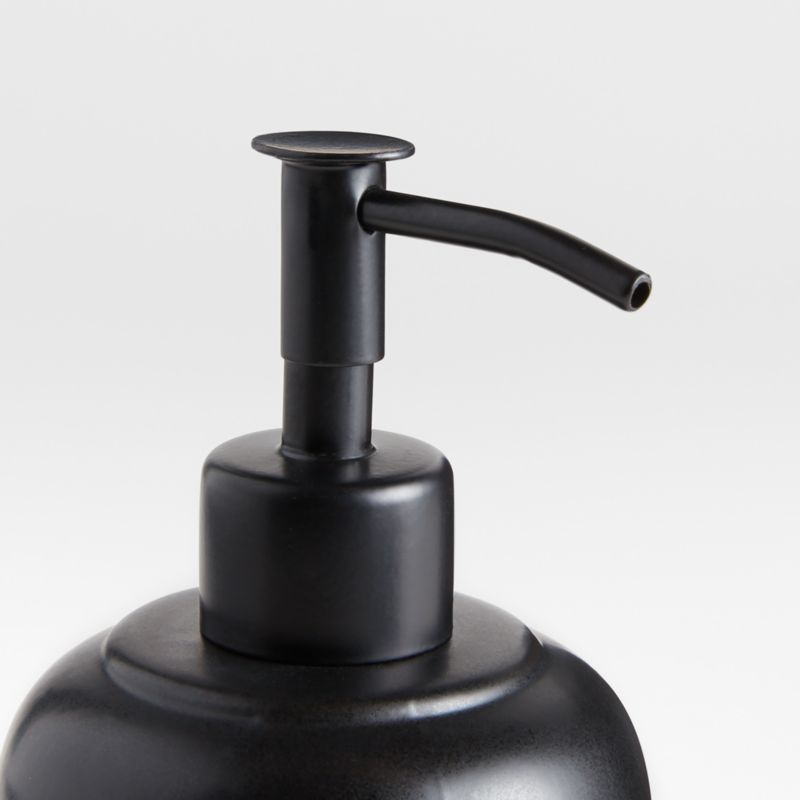 Chet Ceramic Black Soap Dispenser - image 2 of 3