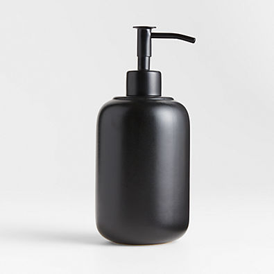 View Chet Ceramic Black Soap Dispenser details