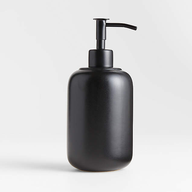 Chet Black Ceramic Sink Caddy + Reviews | Crate & Barrel