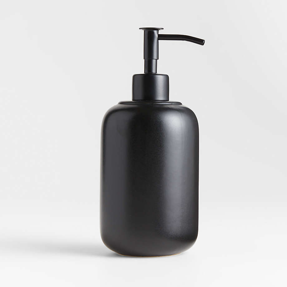 Chet Ceramic Black Soap Dispenser + Reviews