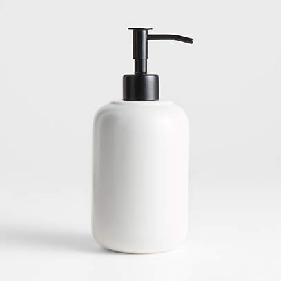 Chet Ceramic White Soap Dispenser + Reviews