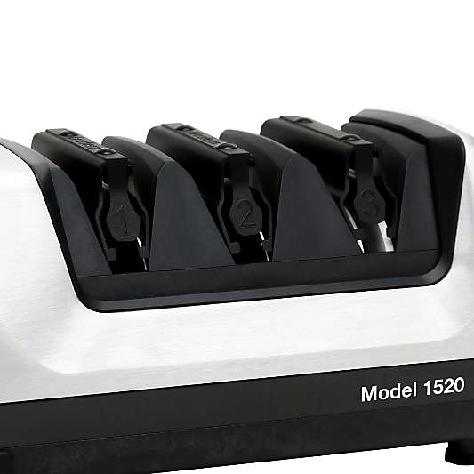 Chef'sChoice ® Brushed Stainless Steel Electric Knife Sharpener 1520